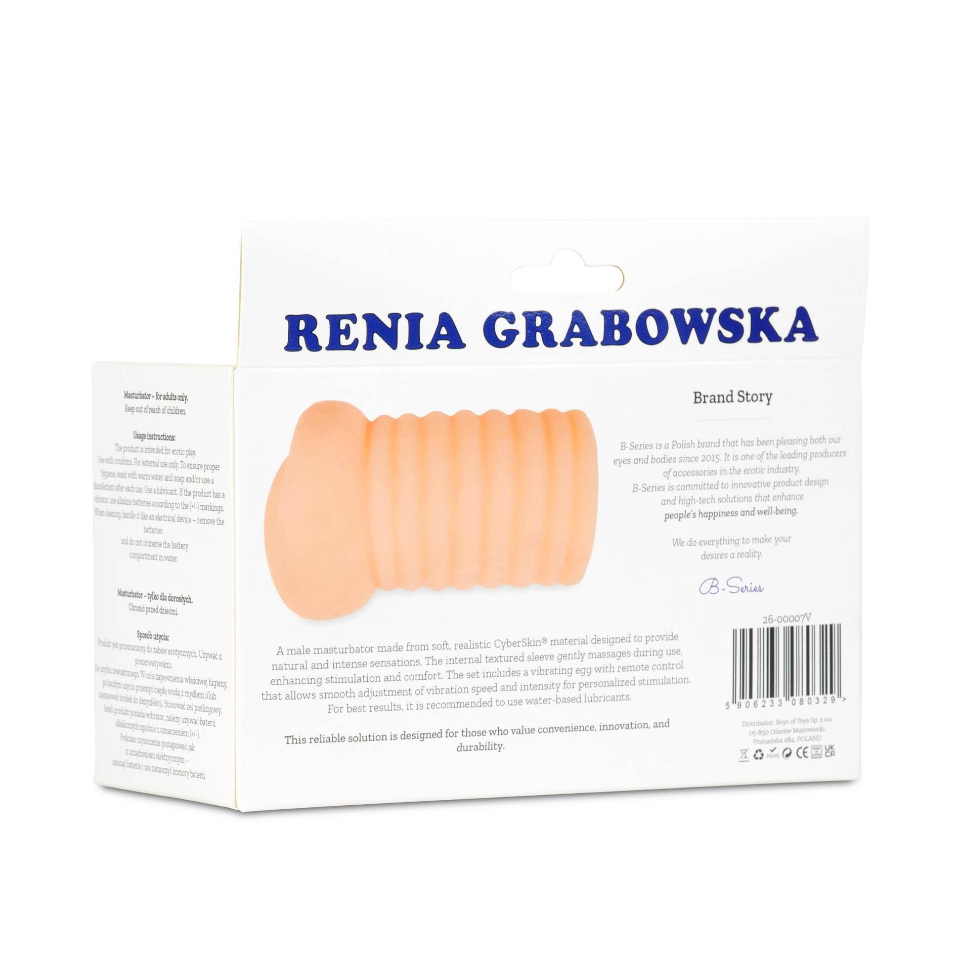 Masturbatorius vagina RENIA su vibracija, 650 g - Image 7