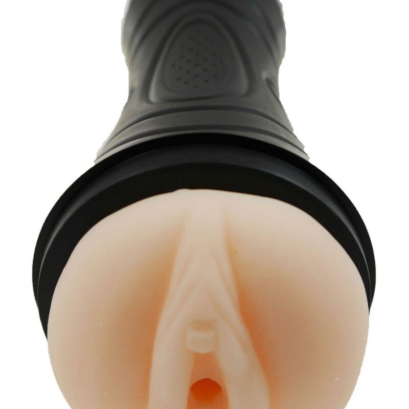 Masturbatorius vagina „cyber skin“ žibintuvėlio formos