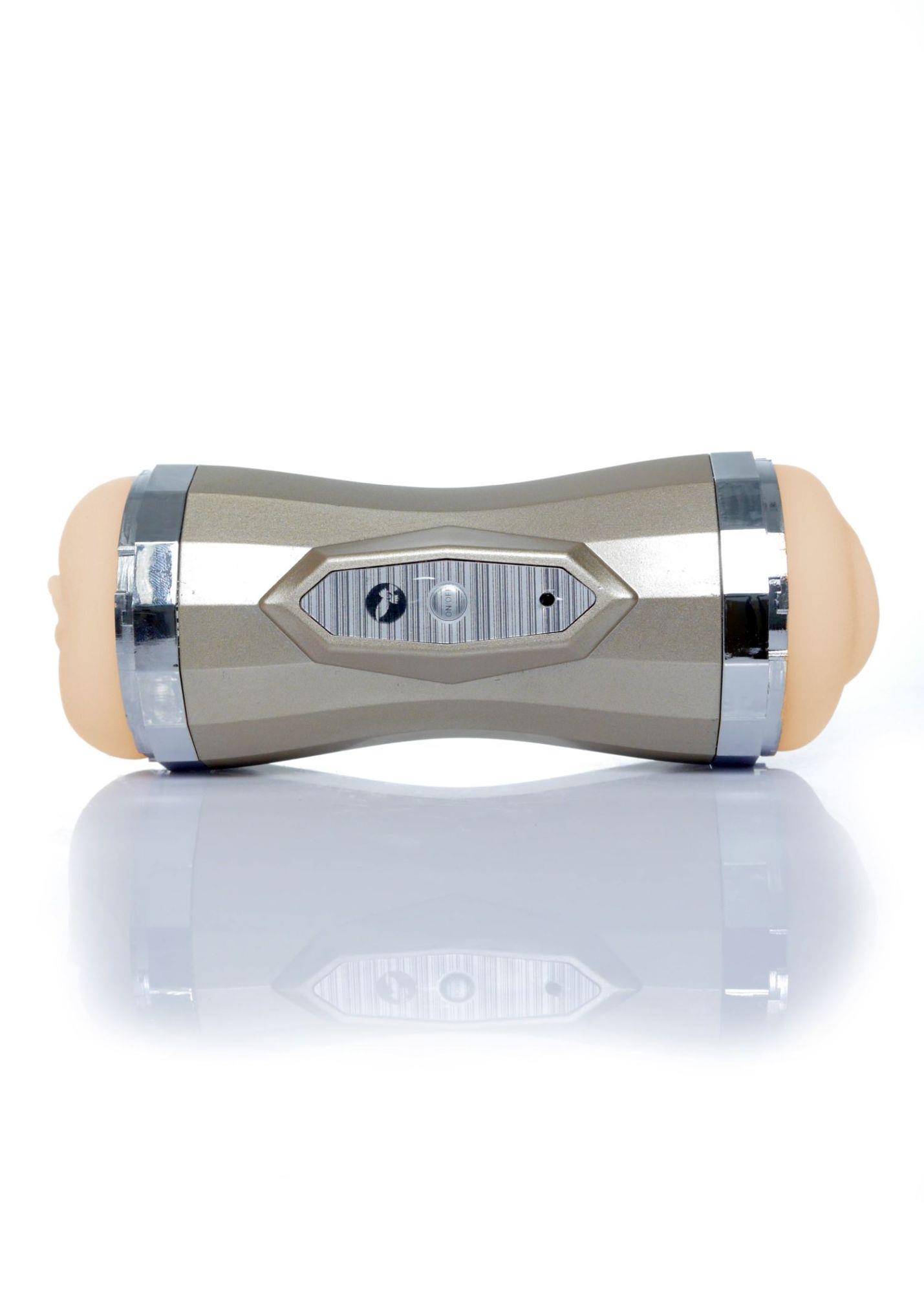 Masturbatorius „Double Delight“ su 35 funkcijų USB vibracija - Image 7