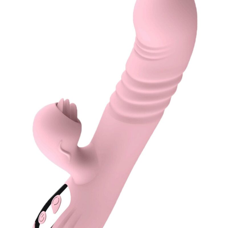 Vibratorius FAIRY USB, 3 stūmimo ir 20 vibracijos funkcijų