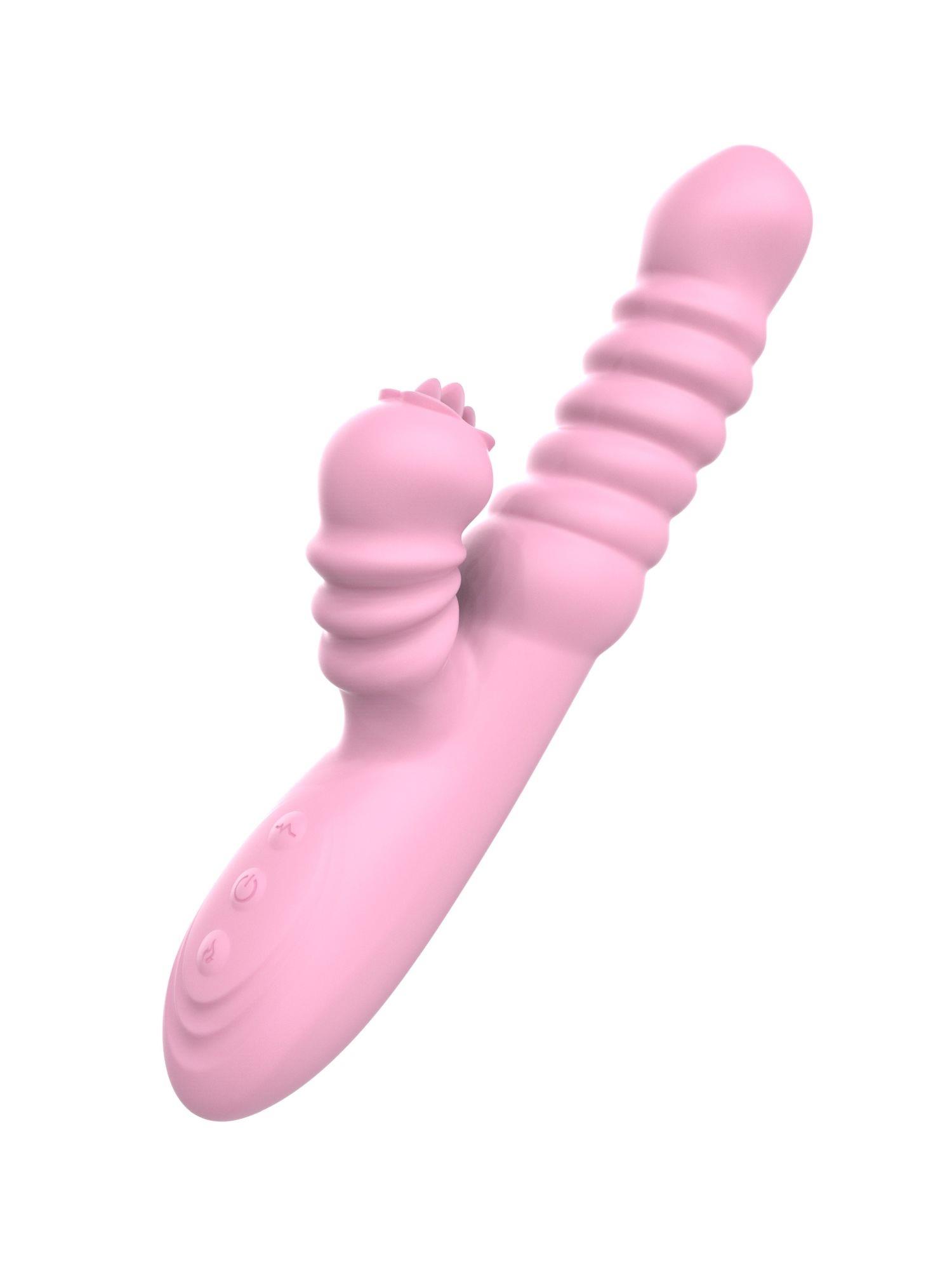 Vibratorius VIBRATING SPEAR USB, 3 stūmimo ir 20 vibracijos funkcijų - Image 2