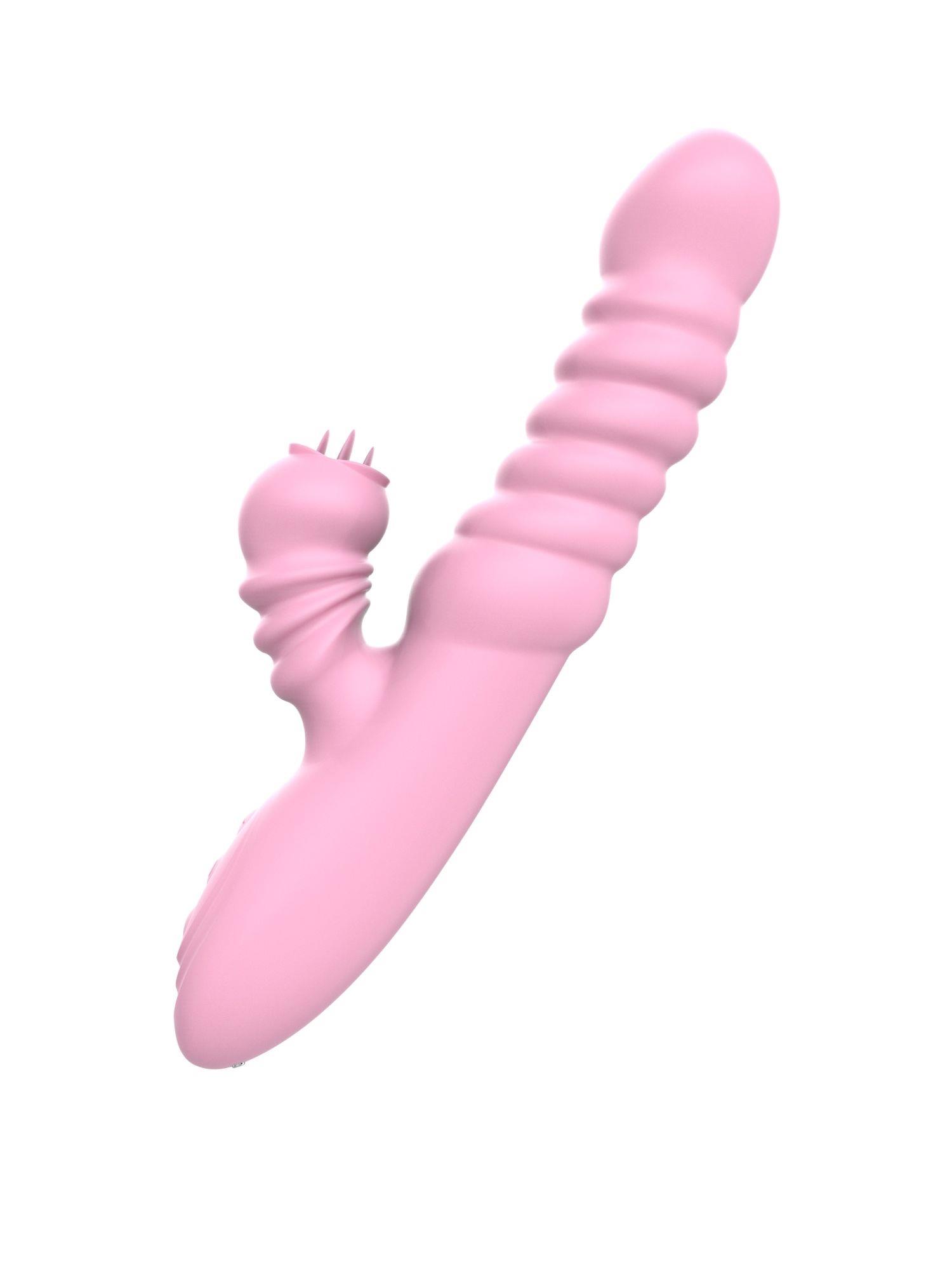 Vibratorius VIBRATING SPEAR USB, 3 stūmimo ir 20 vibracijos funkcijų - Image 3