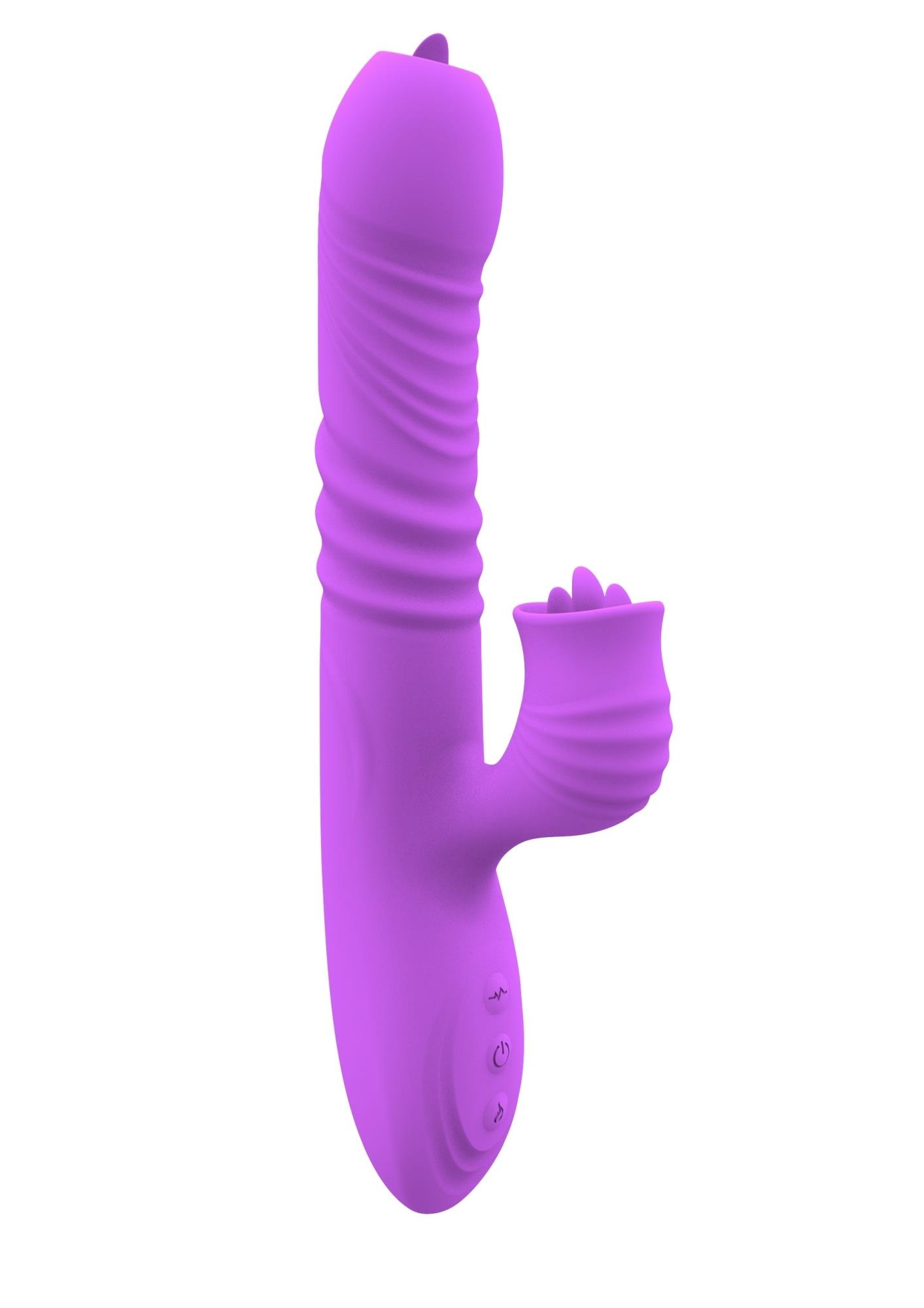 Vibratorius FANNY USB, violetinis