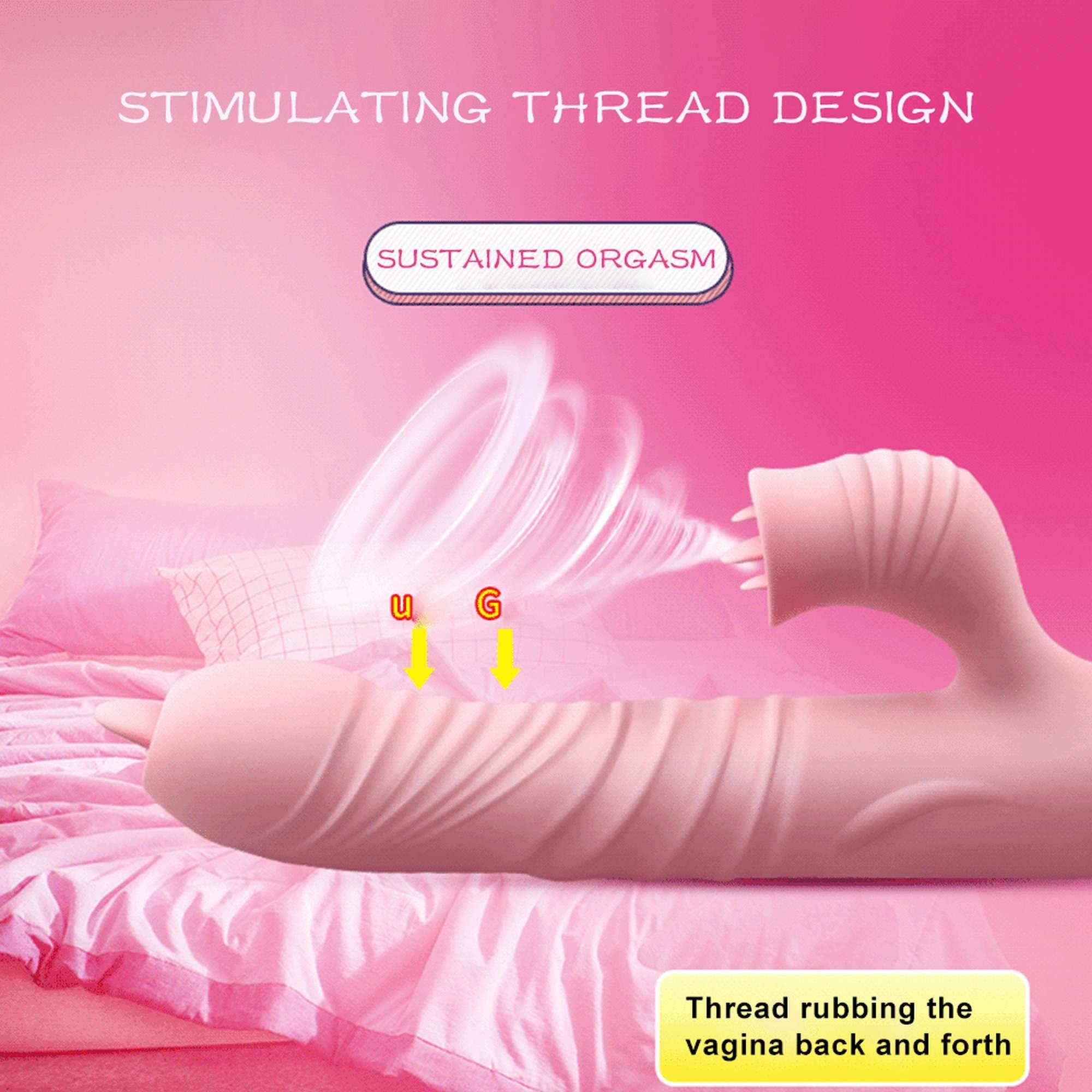 Vibratorius FANNY USB, rožinis - Image 10