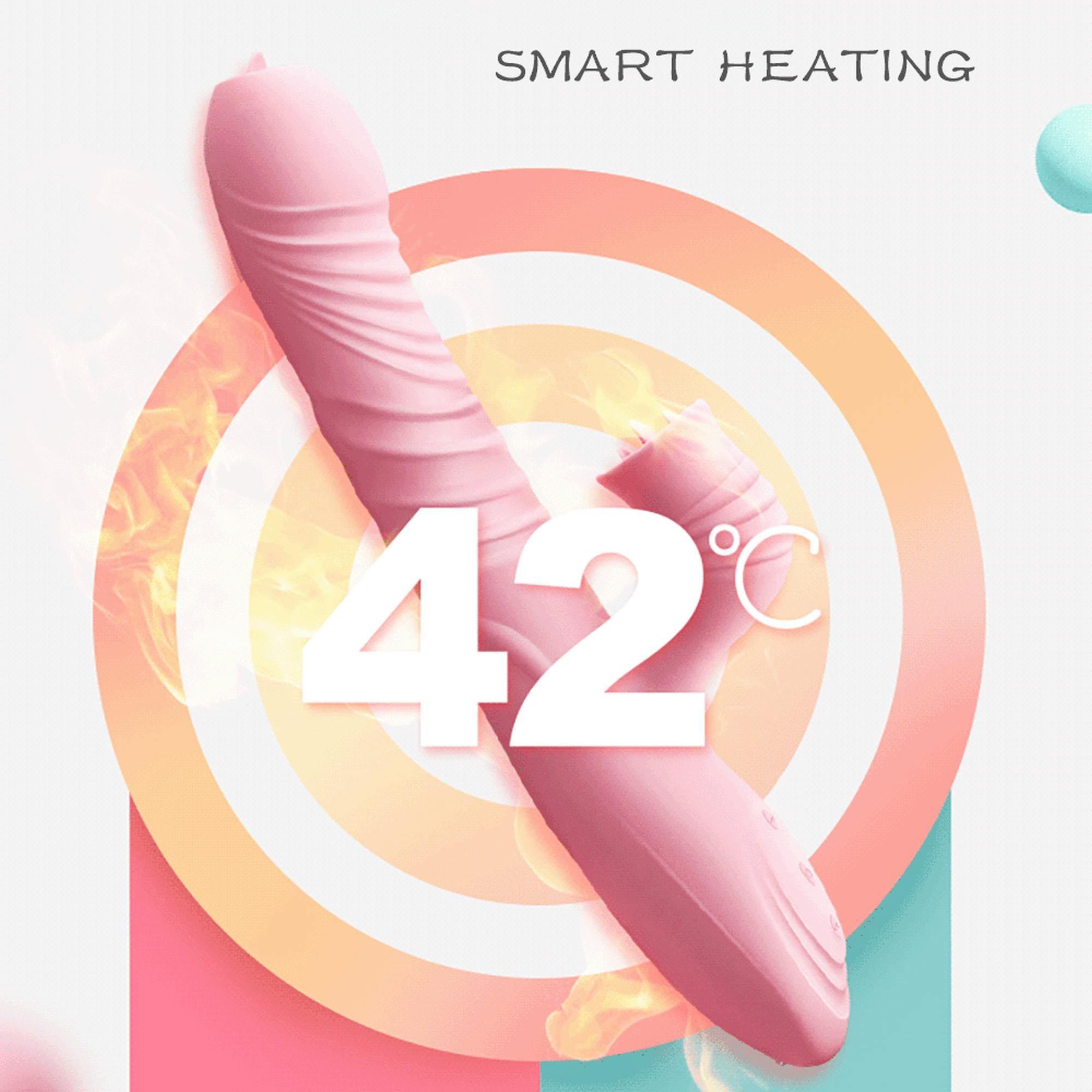 Vibratorius FANNY USB, rožinis - Image 14