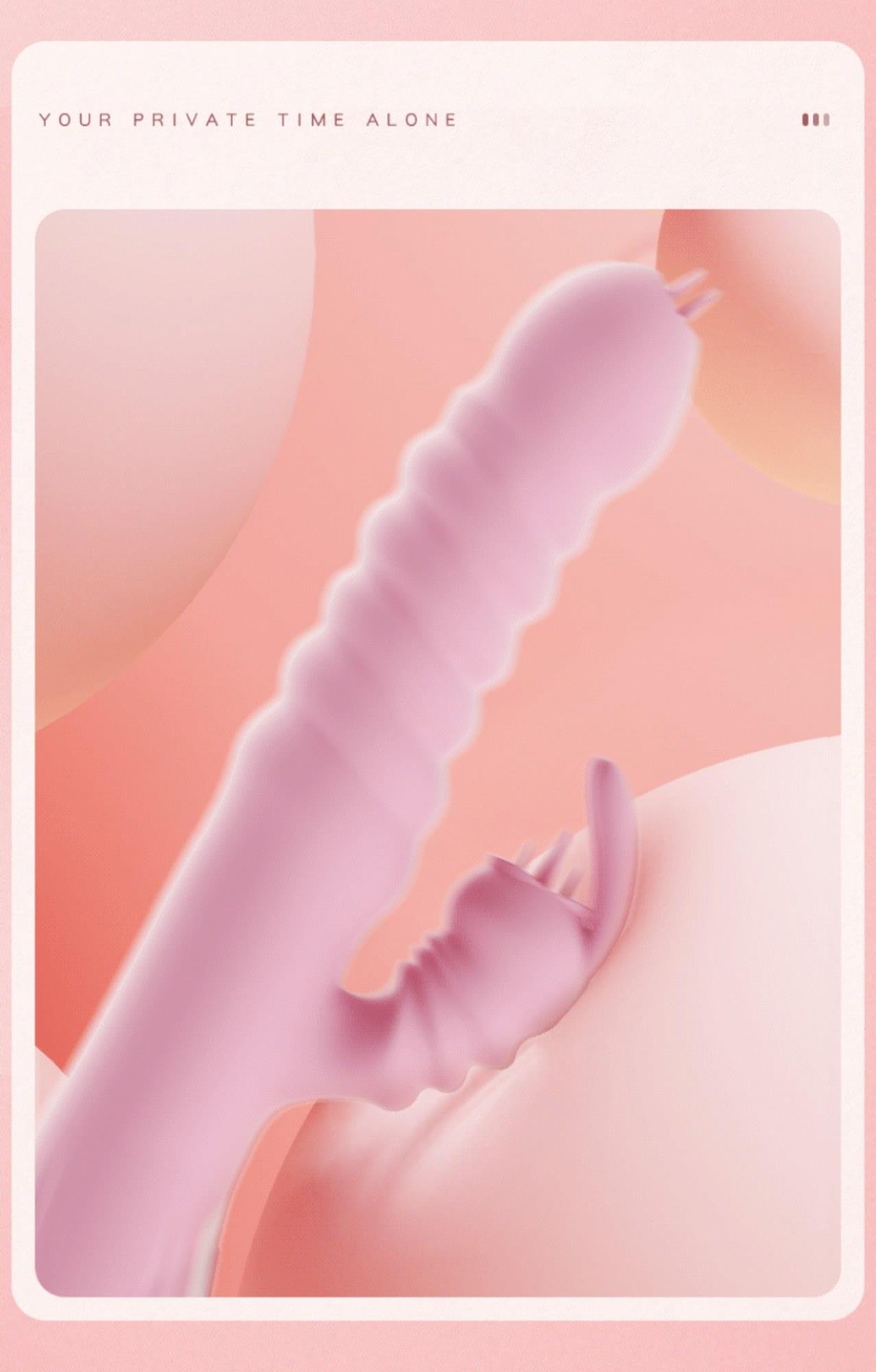 Vibratorius Hannah USB, rožinis - Image 9