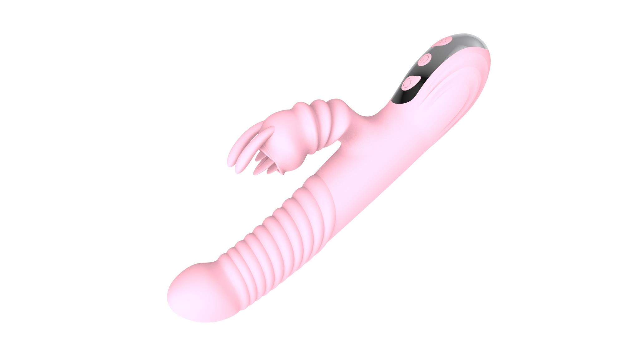 Vibratorius Elisa USB, rožinis - Image 7