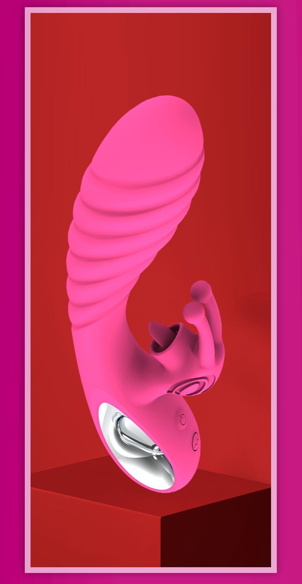 Vibratorius Vicky USB, rožinis - Image 9