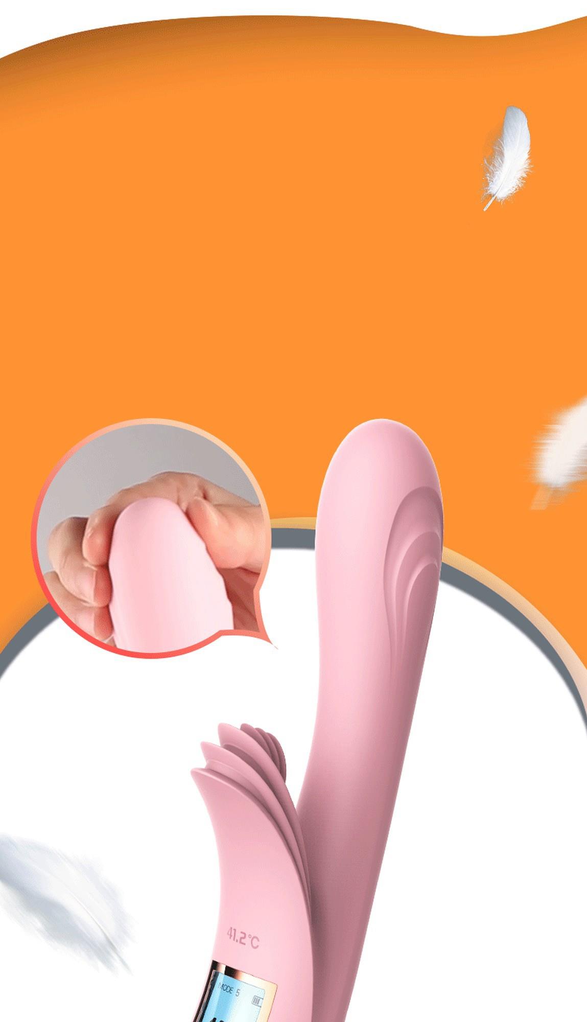 Vibratorius Lilo USB, rožinis - Image 12