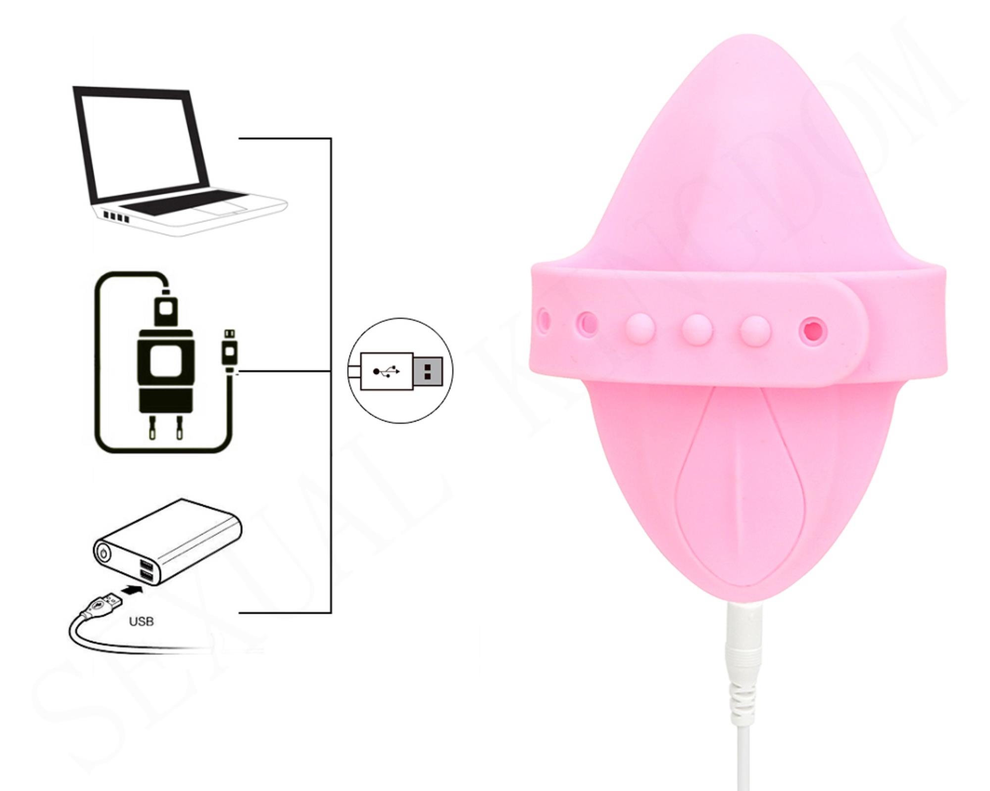 Strapon vibratorius su diržais - Image 7