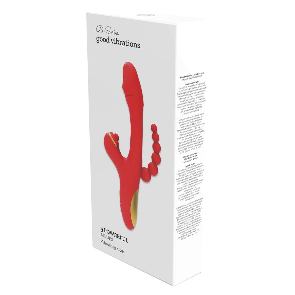 Vibratorius LUXE USB, 9 vibracijos ir baksnojimo funkcijos - Image 3