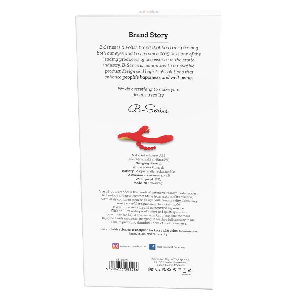 Vibratorius LUXE USB, 9 vibracijos ir baksnojimo funkcijos - Image 4