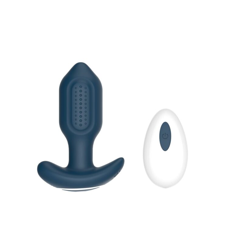 VICTORIA vibruojantis analinis kaištis su pulteliu