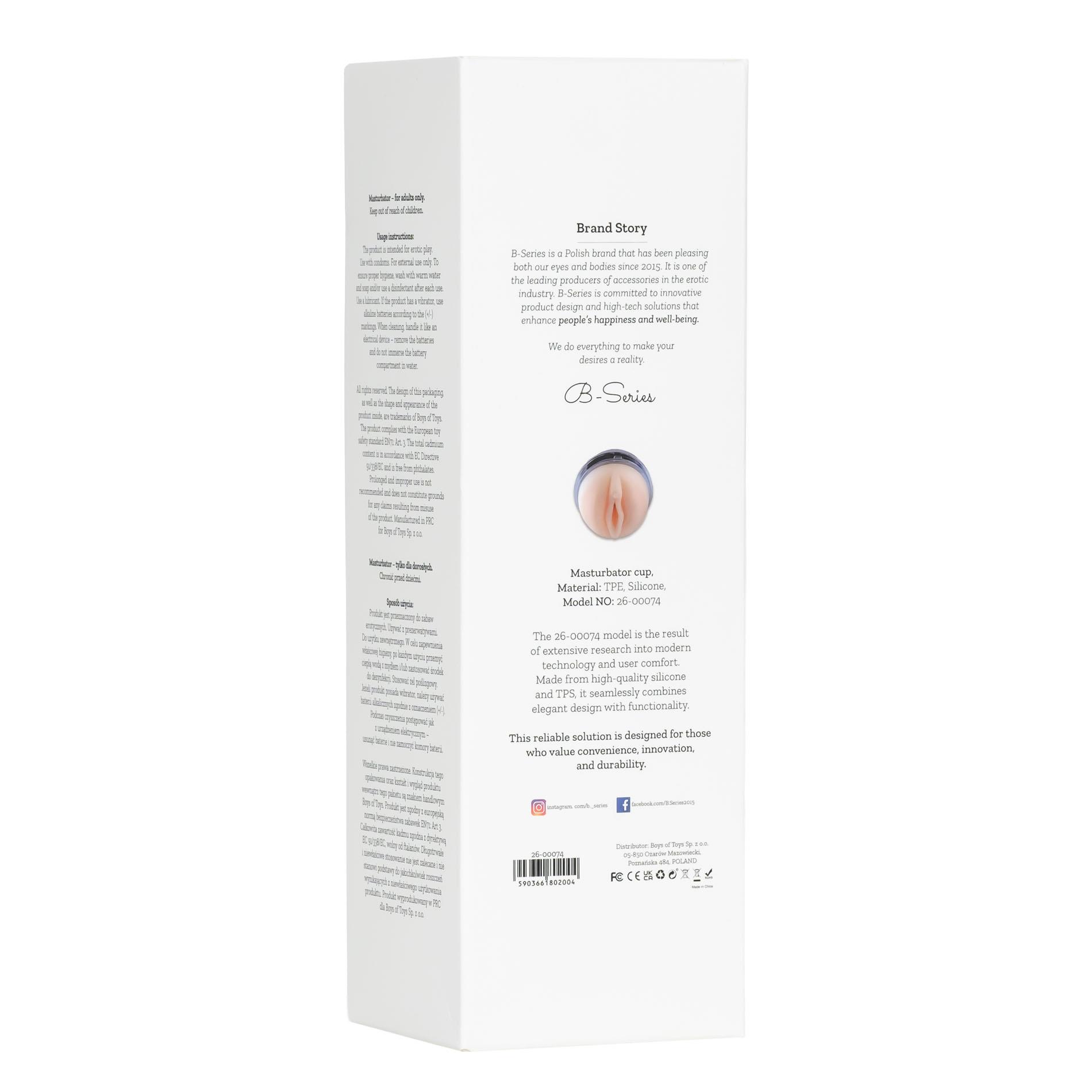 Masturbatorius „Vagina Delight“ su 9 funkcijų USB vibracija - Image 12