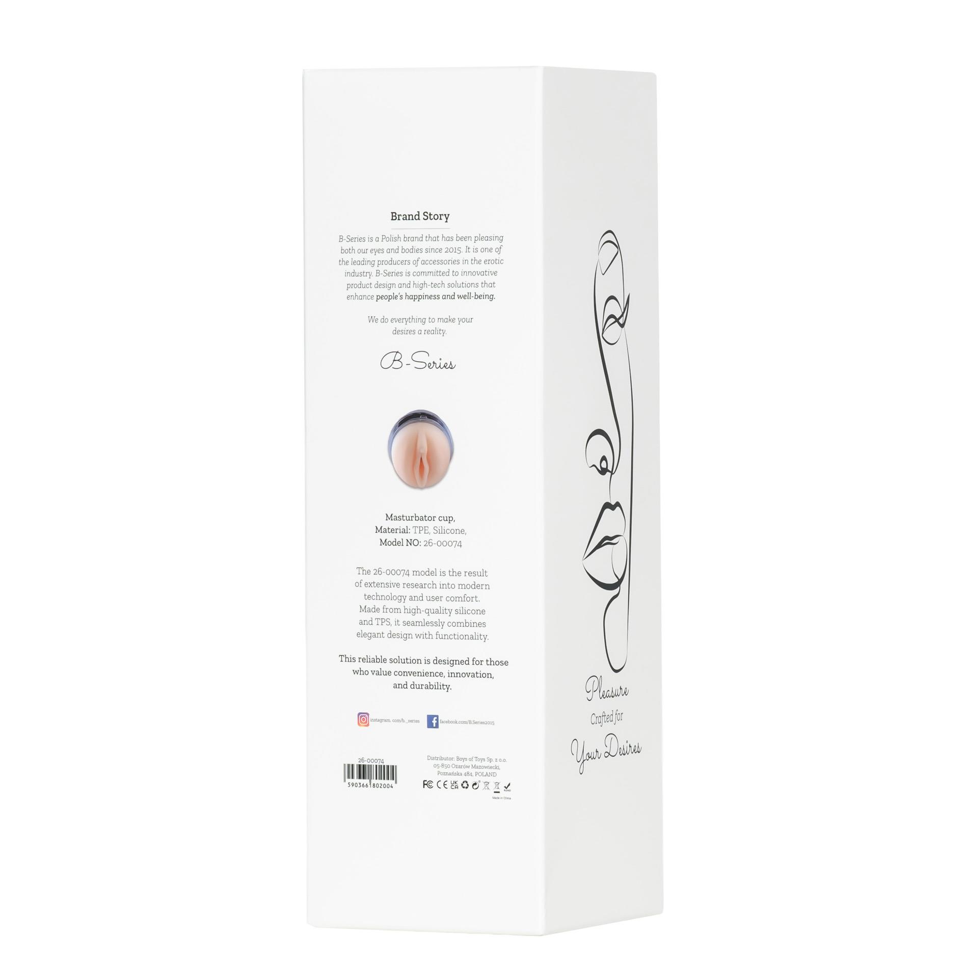 Masturbatorius „Vagina Delight“ su 9 funkcijų USB vibracija - Image 13