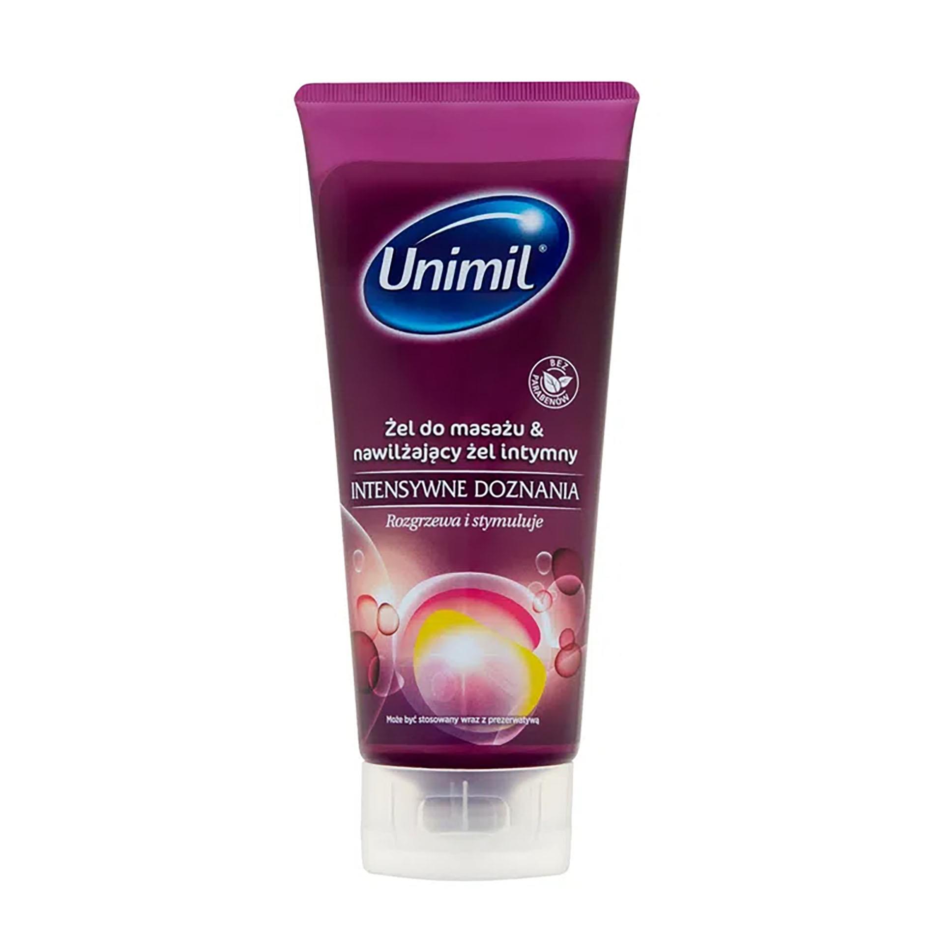 UNIMIL Intense Sensations masažo gelis 200 ml