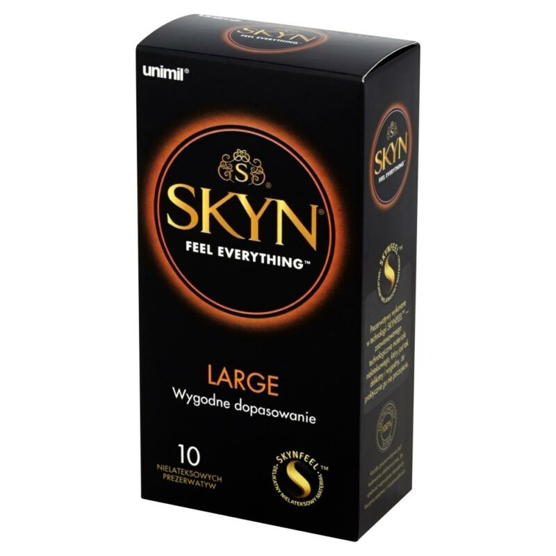 UNIMIL SKYN LARGE prezervatyvai, 10 vnt.