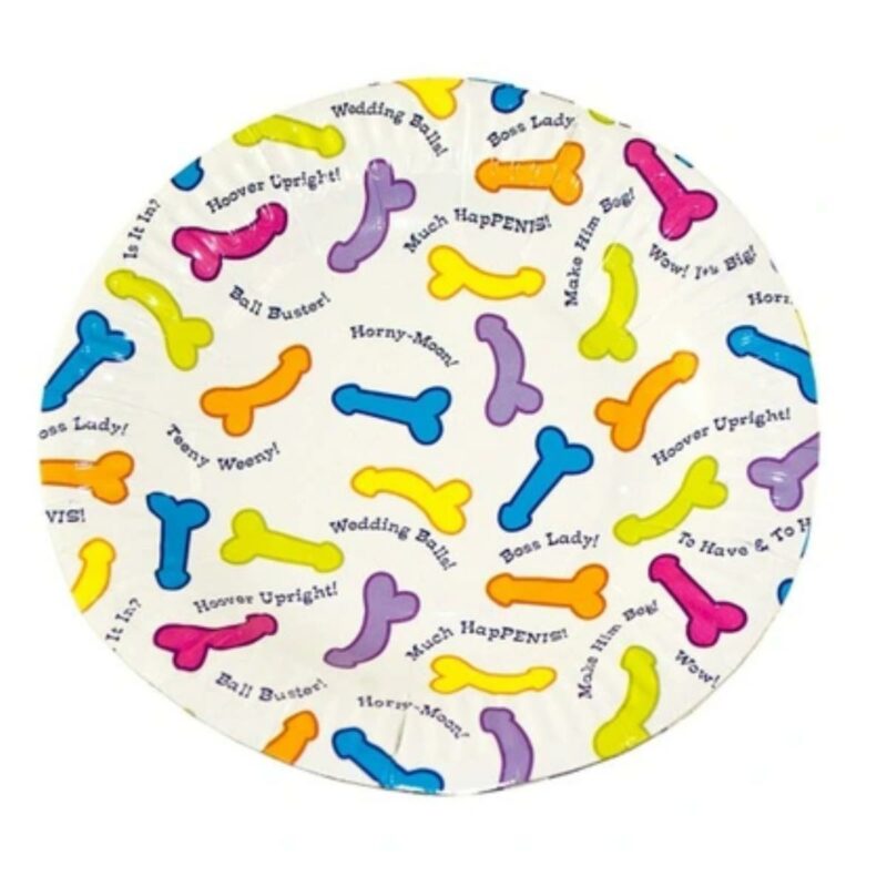 Popierinės lėkštutės su peniais, 6 vnt.