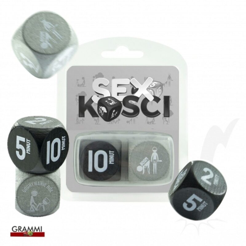 Meilės kauliukai – pilki universalūs kauliukai