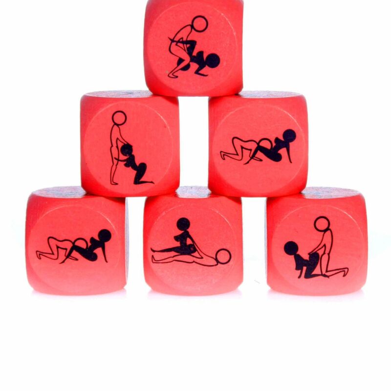 Meilės kauliukas 25 mm (raudonas)