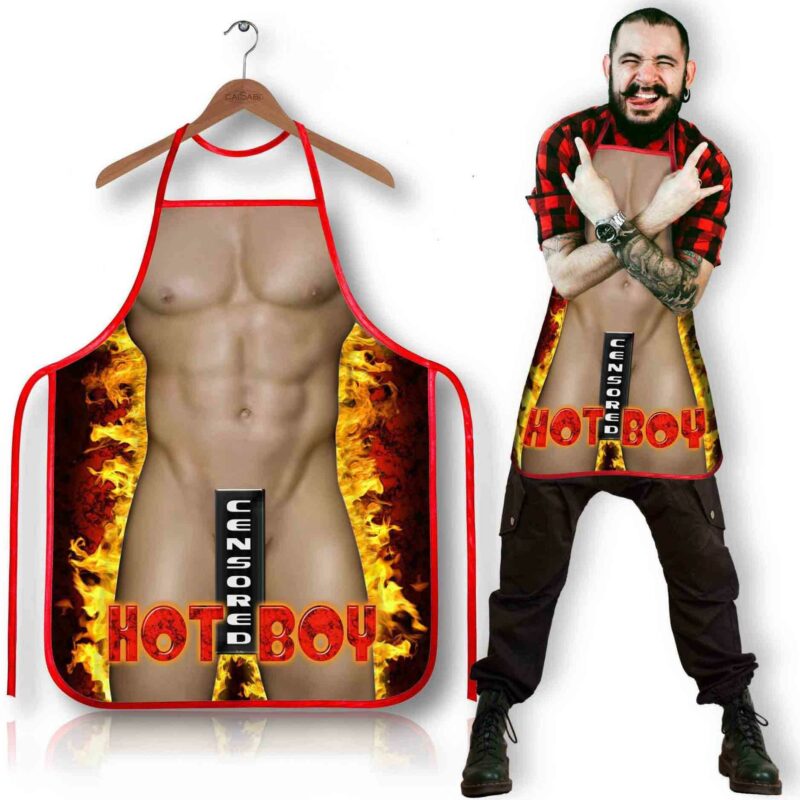 Prijuostė „Hot Boy“