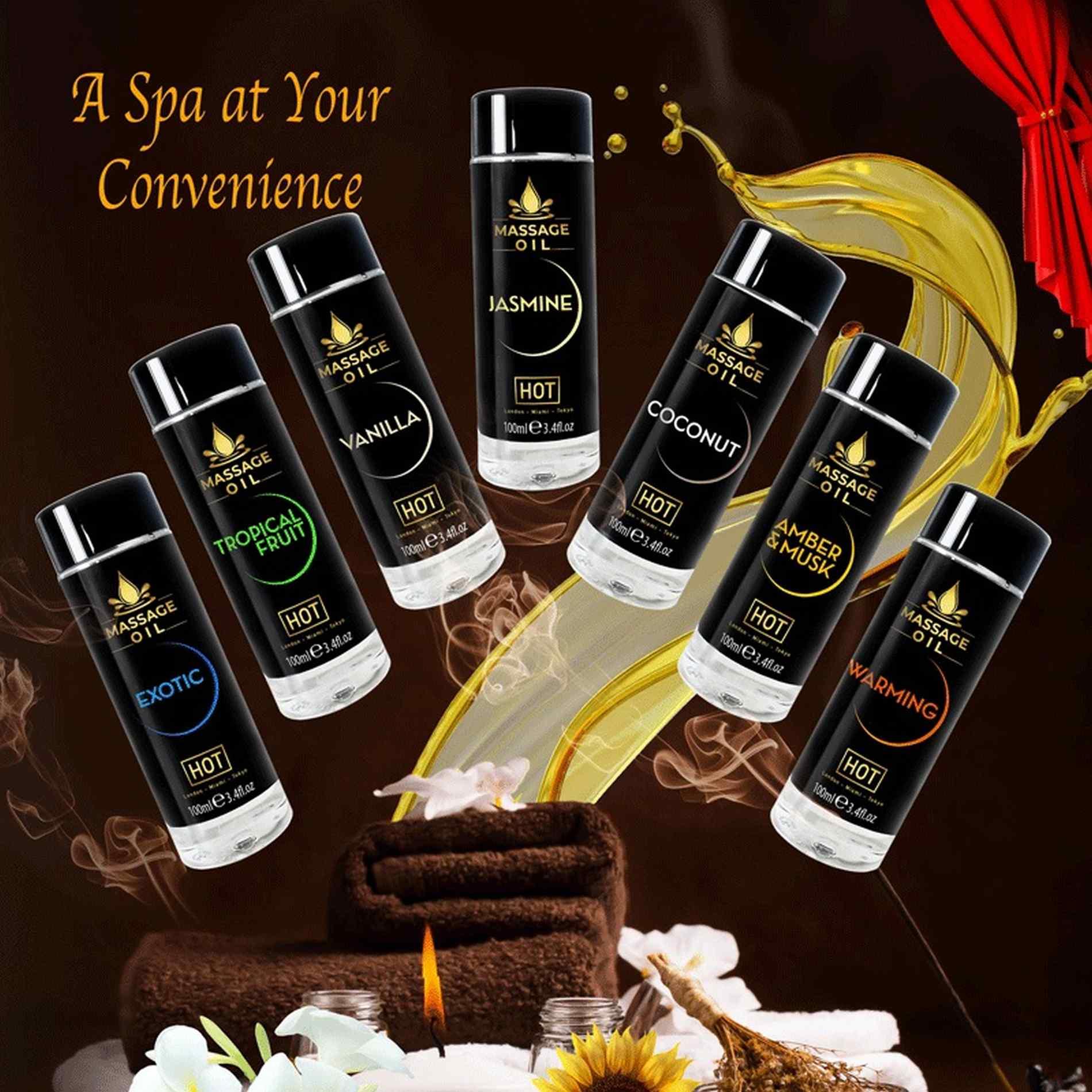 Šildantis masažo aliejus HOT Massage Oil Warming 100 ml - Image 2