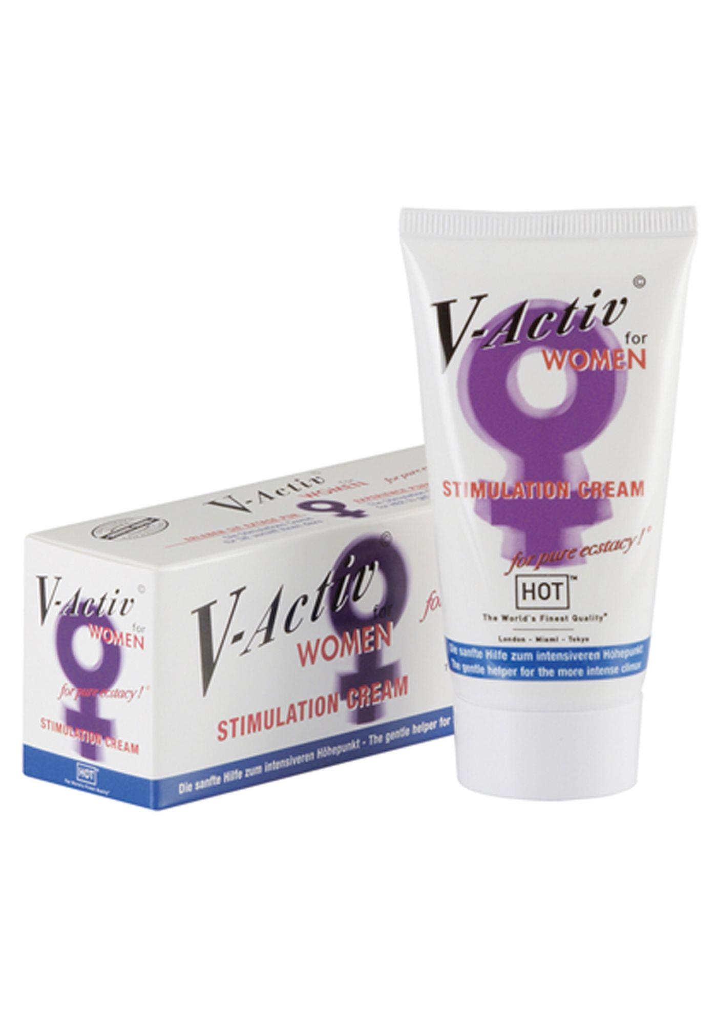 Stimuliuojantis kremas moterims V-Activ Stimulation Cream for Women