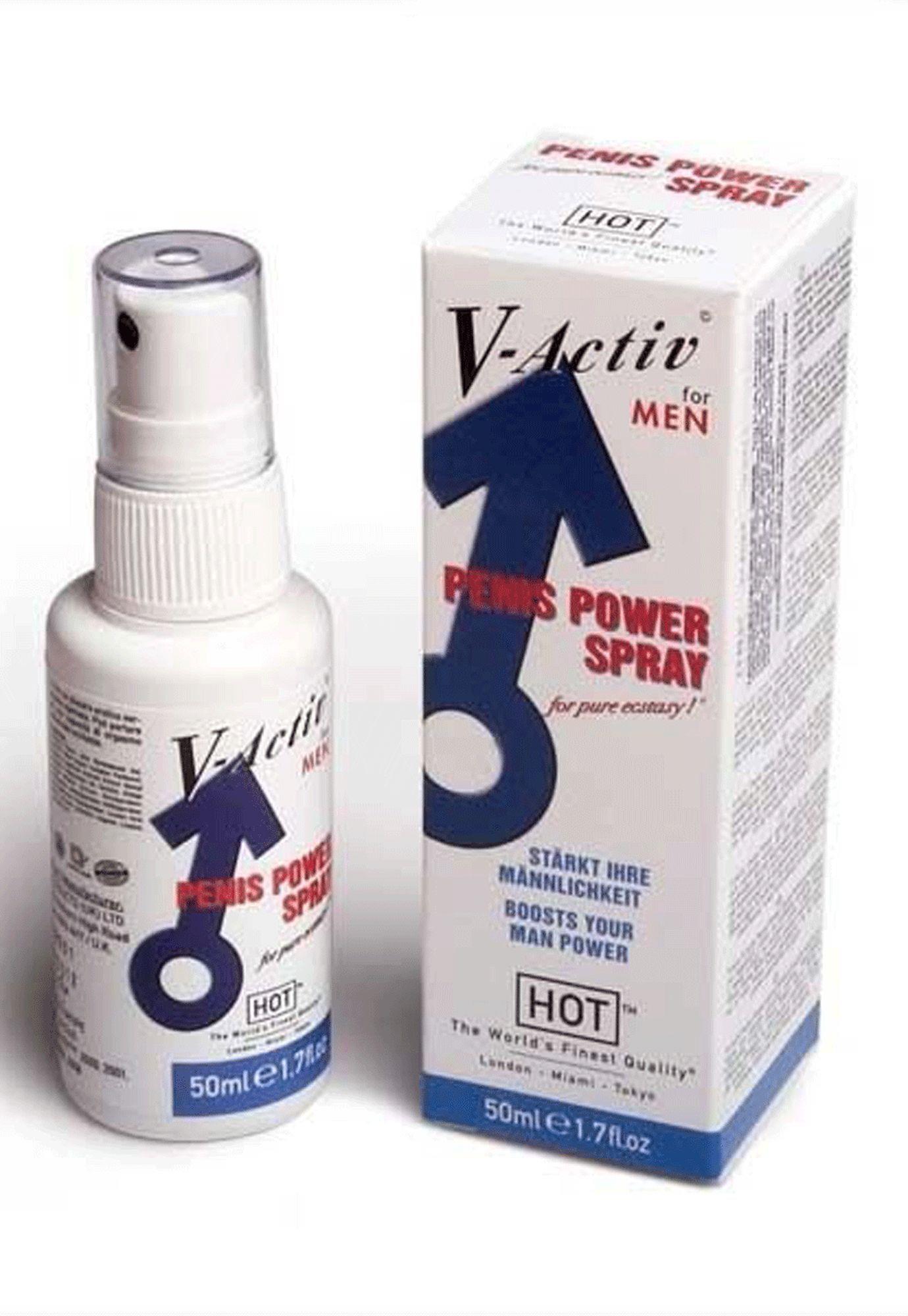 Stimuliuojantis purškiklis vyrams V-Activ Penis Power Spray for Men 50 ml - Image 3
