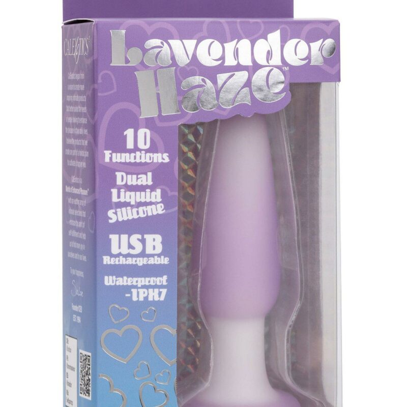 „Lavender Haze“ plonas analinis masažuoklis (violetinis)