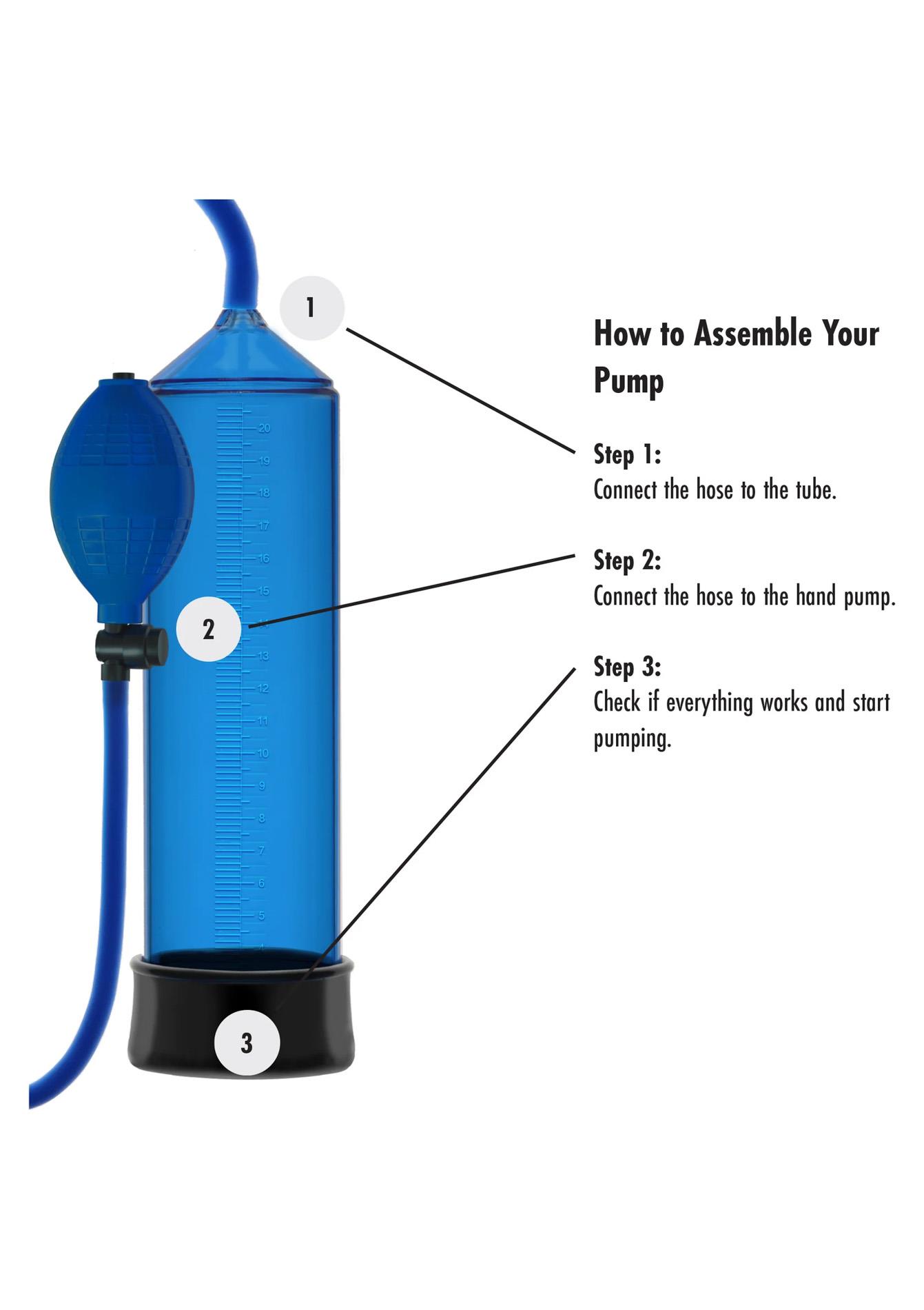 Starter Penis Pump Blue - Image 7