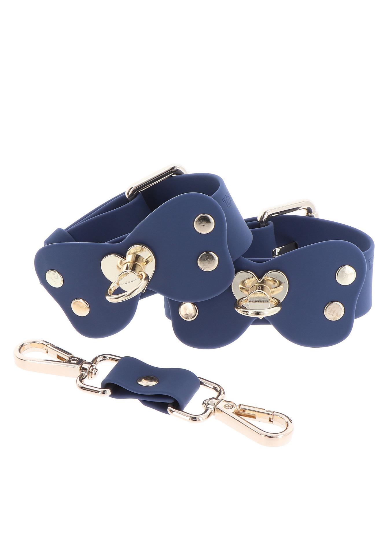 Silicone Ankle Cuffs Set Blue - Image 3