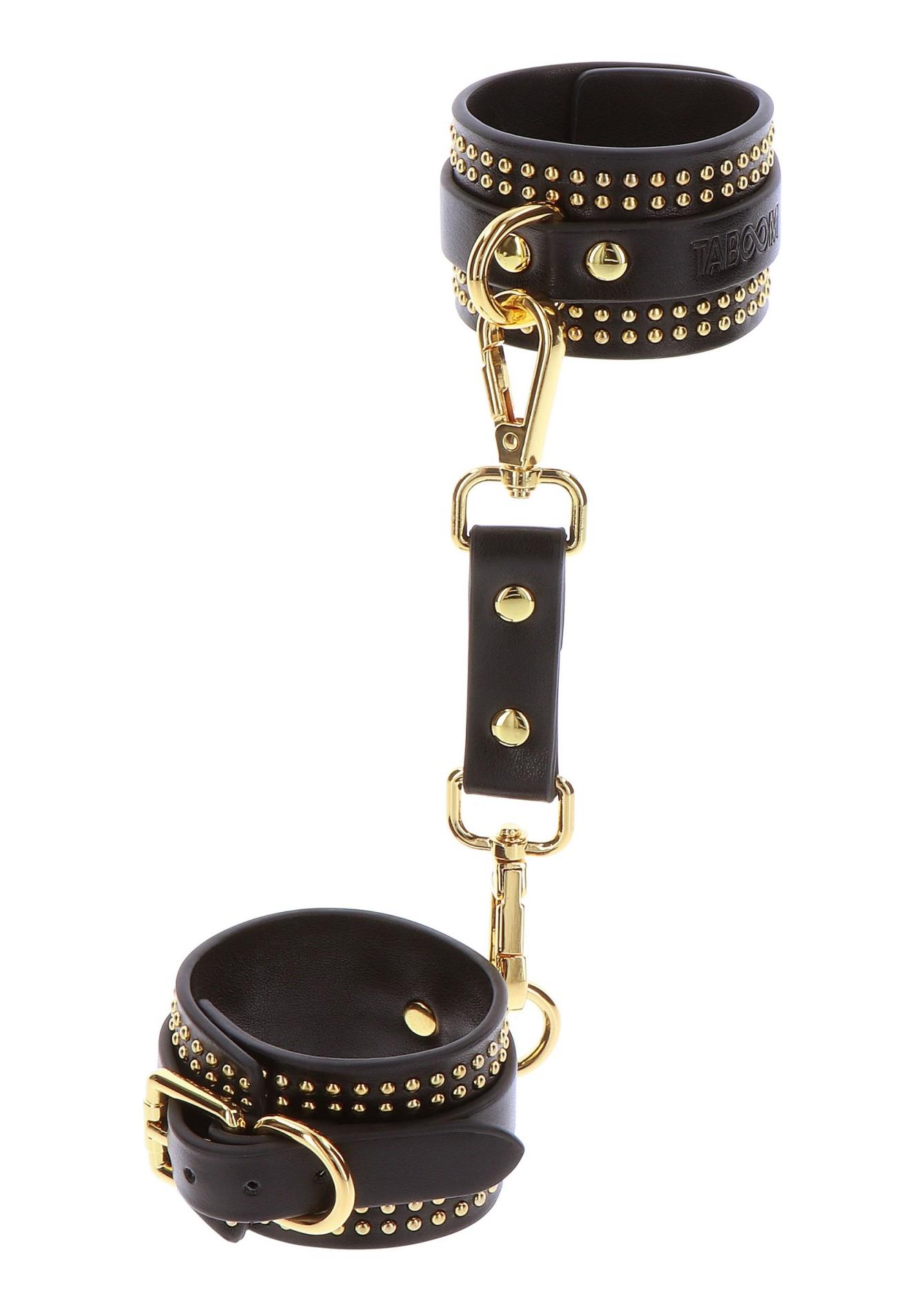 Studded Wrist Cufs Set Black - Image 8