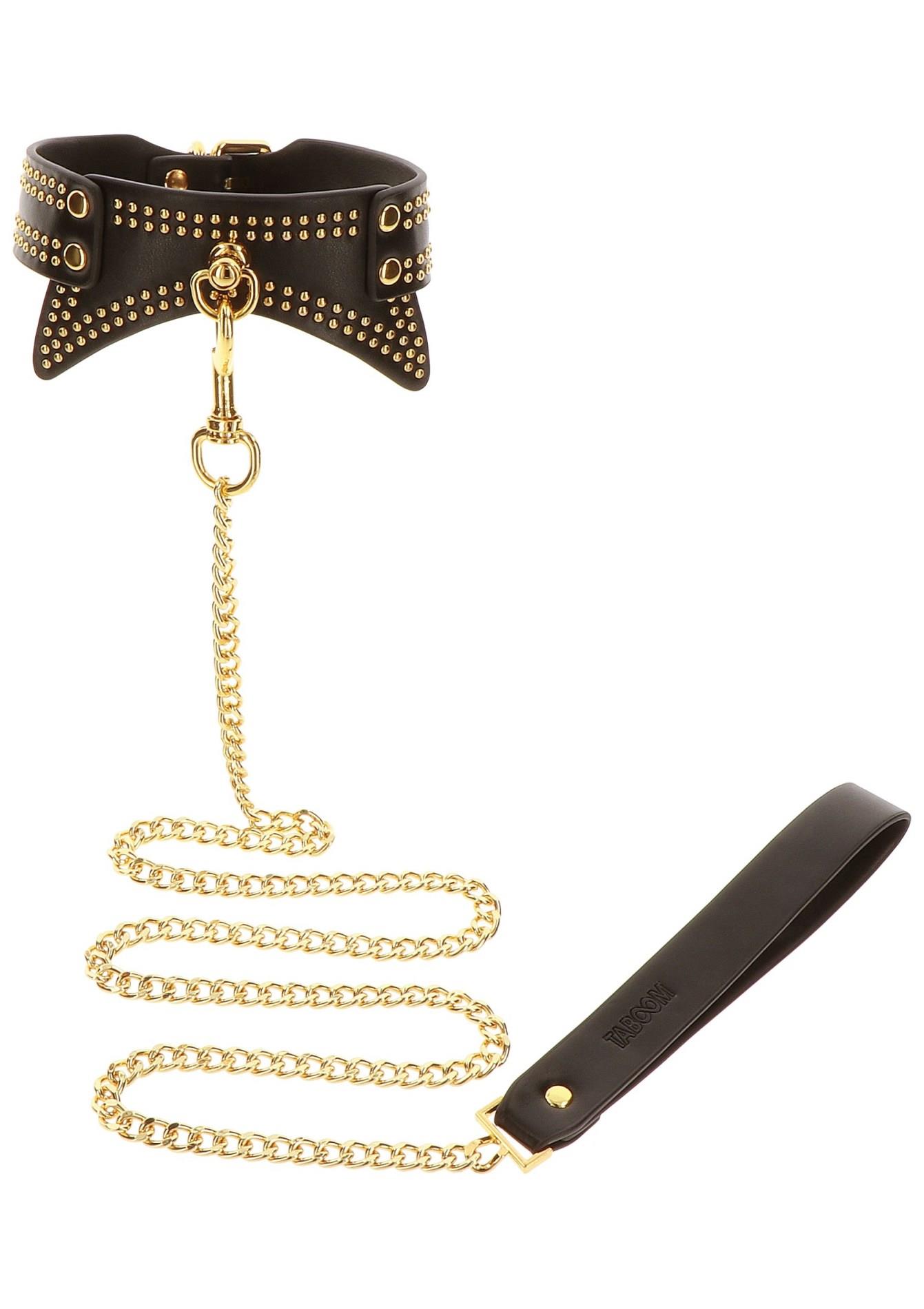 Studded Collar and Leash Black - Image 6