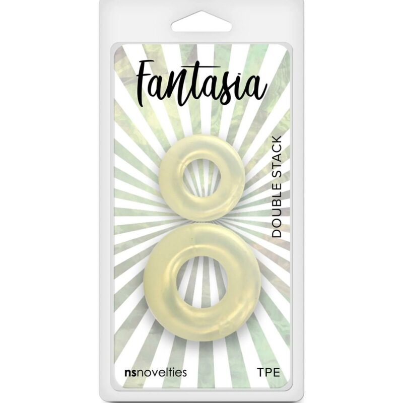 Fantasia Double Stack geltonas dvigubas penio žiedas