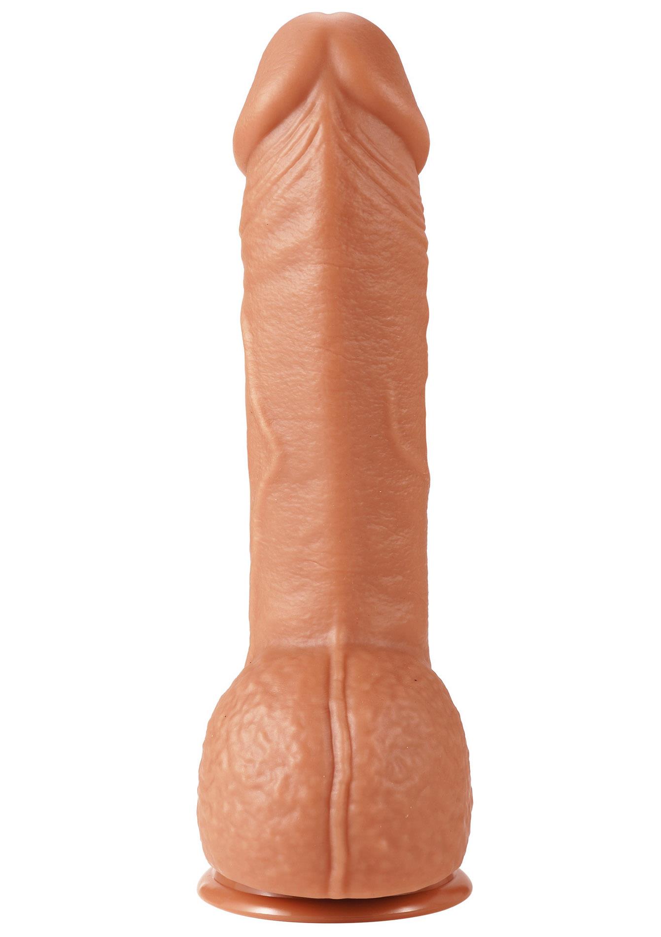 Realistiškas dildo PVC 25 cm (šviesus kūno atspalvis) - Image 3