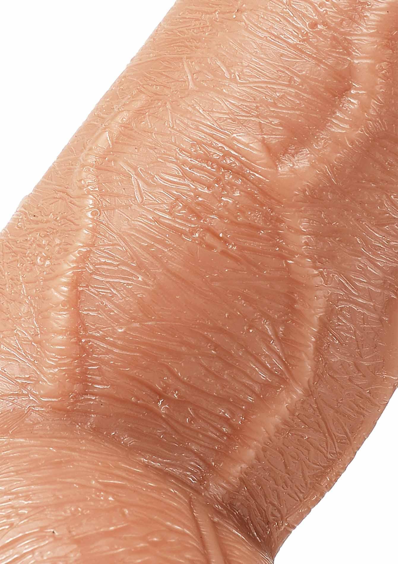 Realistiškas dildo PVC 25 cm (šviesus kūno atspalvis) - Image 4