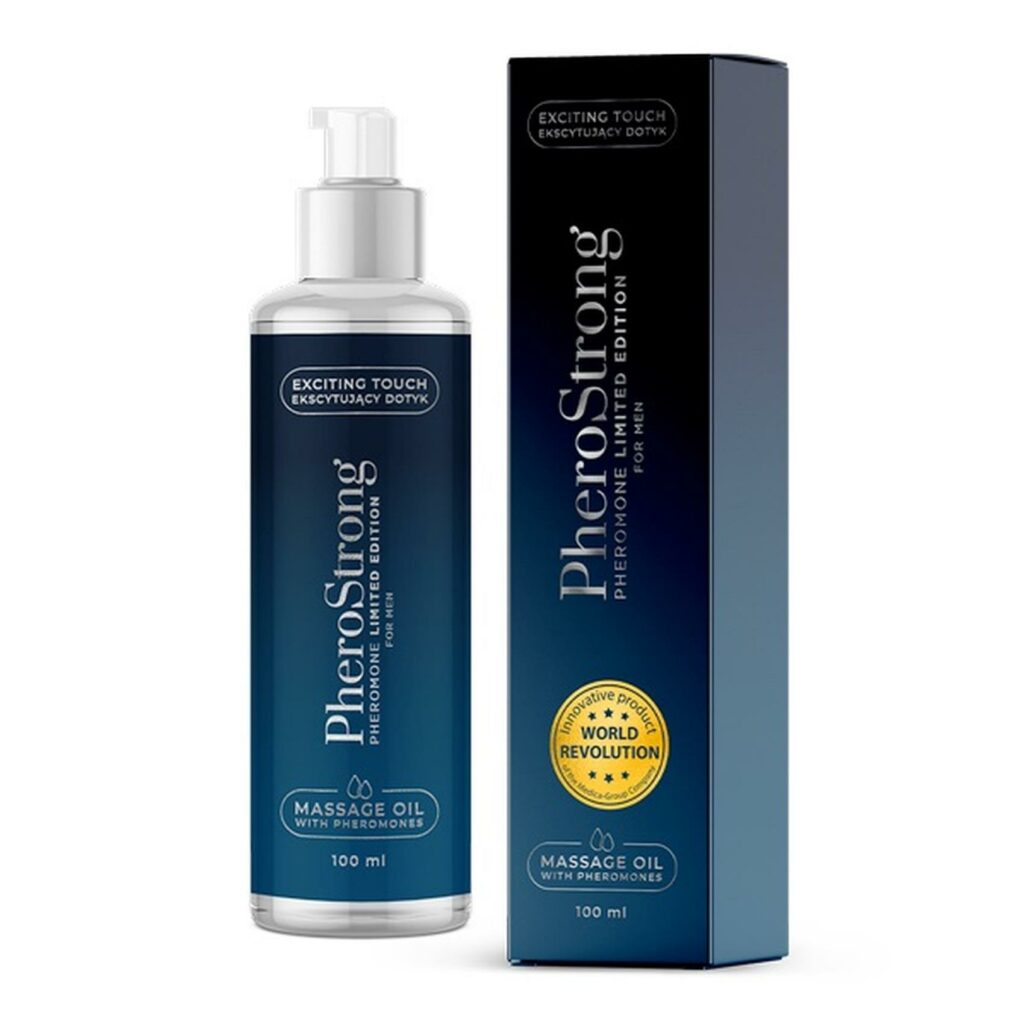 PheroStrong Limited Edition feromoninis masažo aliejus vyrams 150 ml