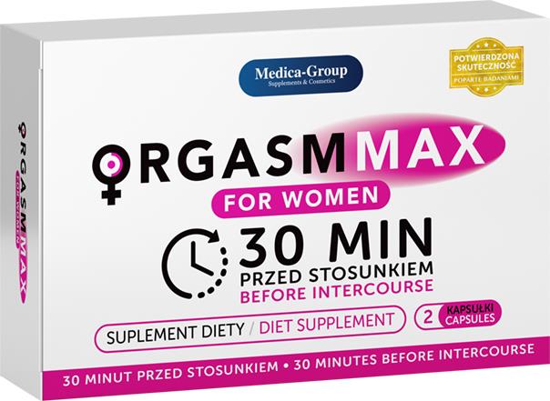 OrgasmMax maisto papildas moterims (2 kaps.)