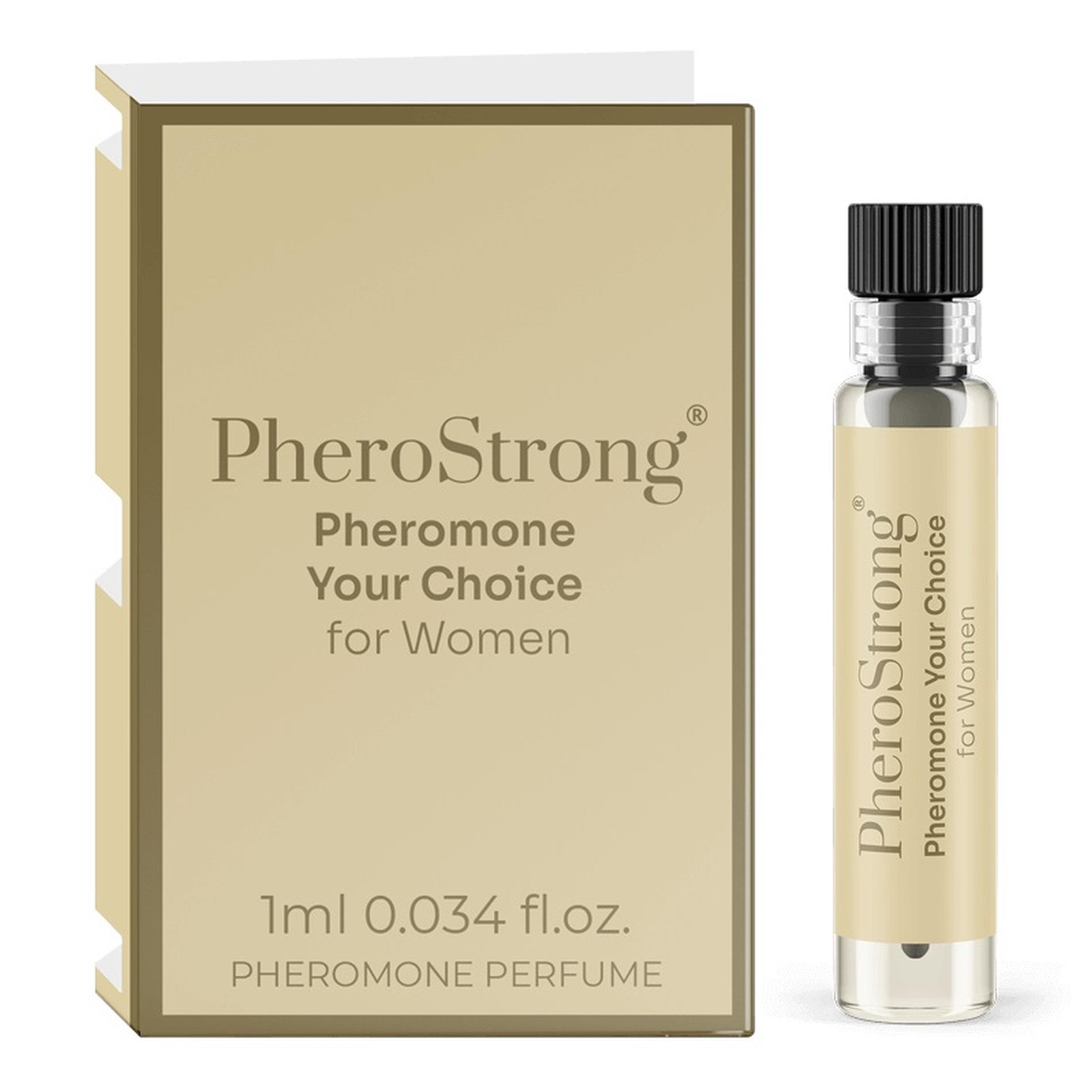 PheroStrong Your Choice feromoniniai kvepalai moterims testeris 1 ml – feromoniniai kvepalai