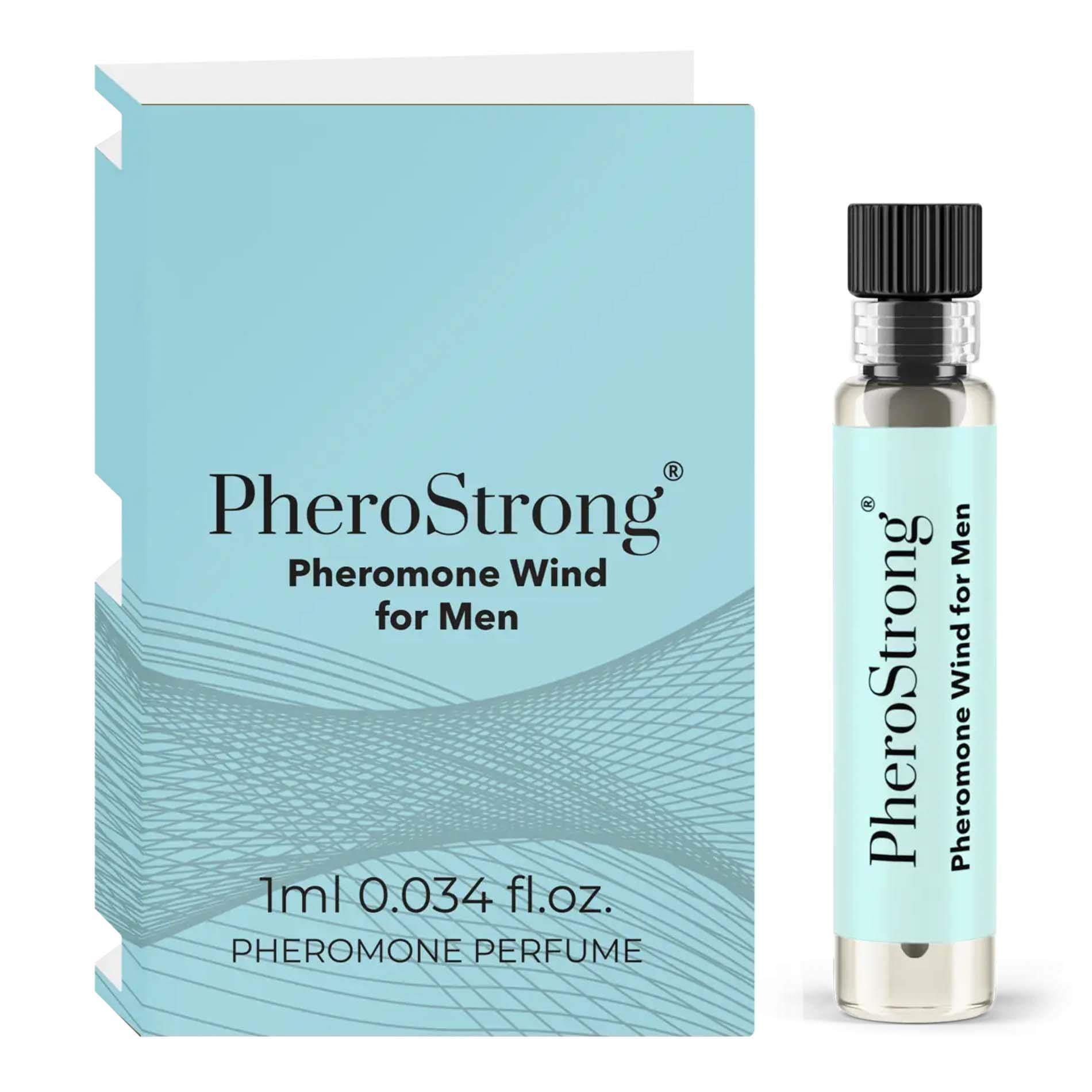 PheroStrong Pheromone Wind feromoniniai kvepalai vyrams testeris 1 ml – feromoniniai kvepalai