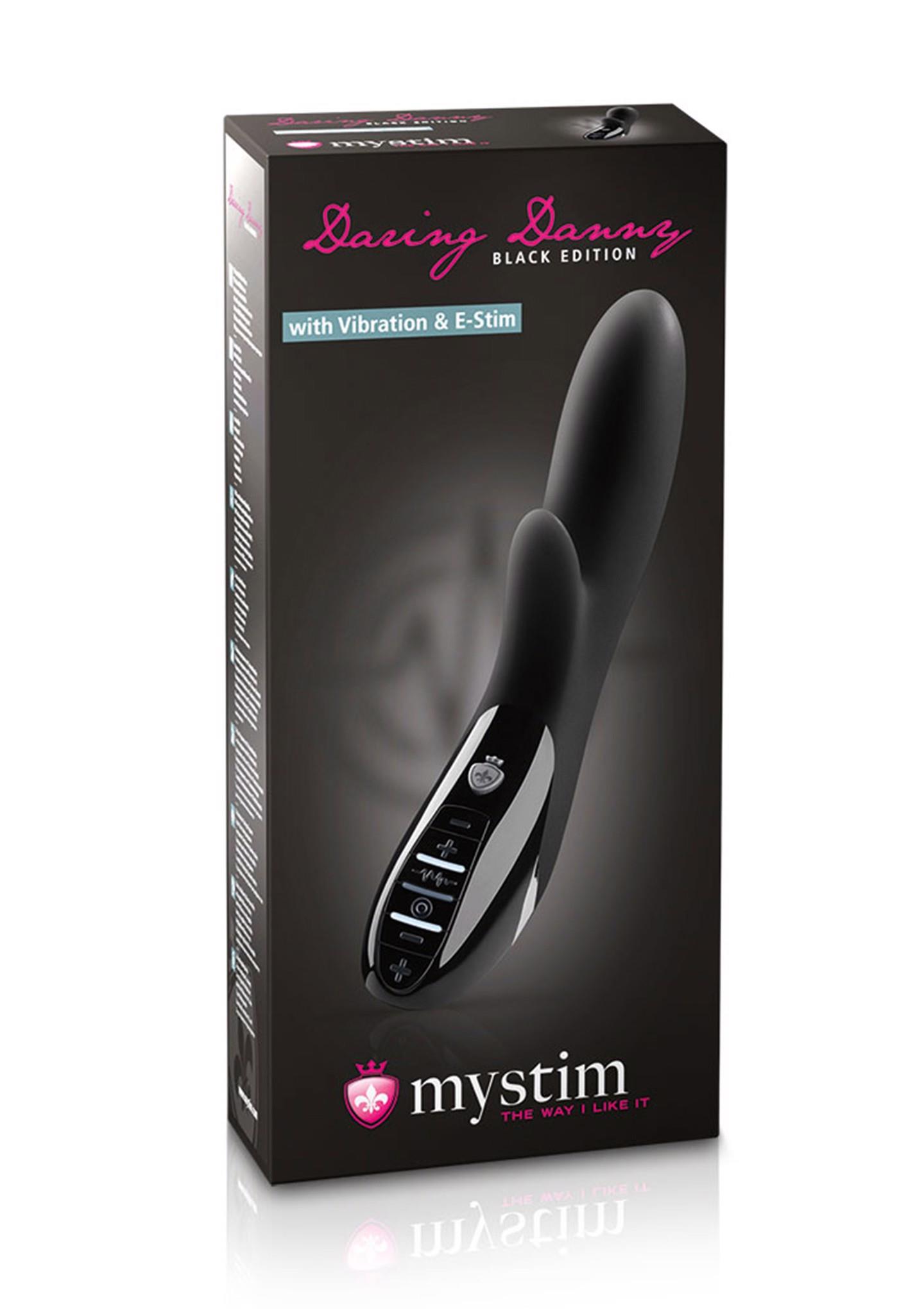 Daring Danny eStim Vibrator Black - Image 2