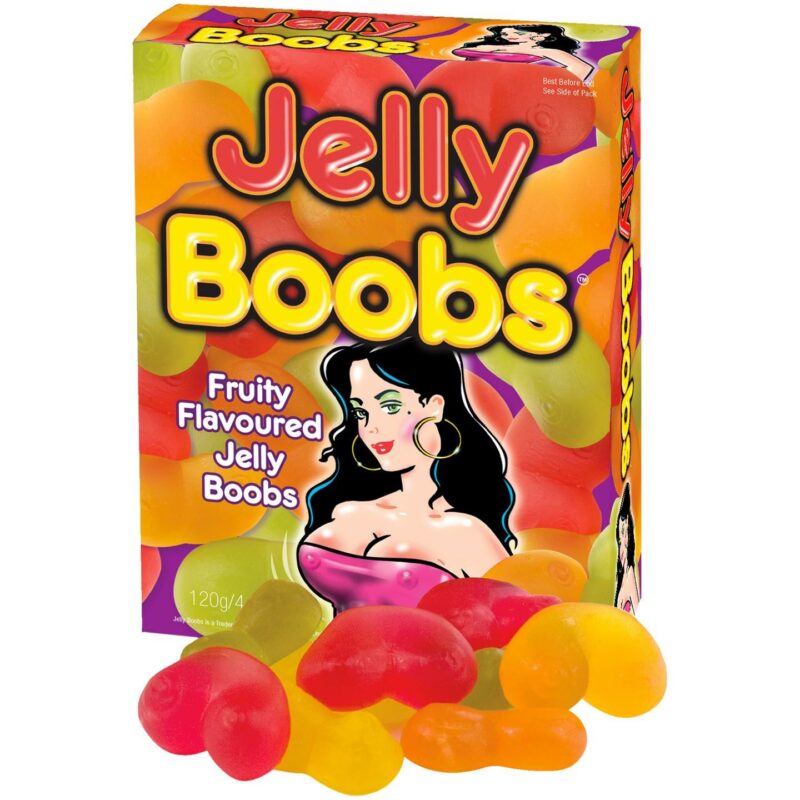 Jelly Boobs valgomos želė krūtys (įvairių skonių rinkinys)