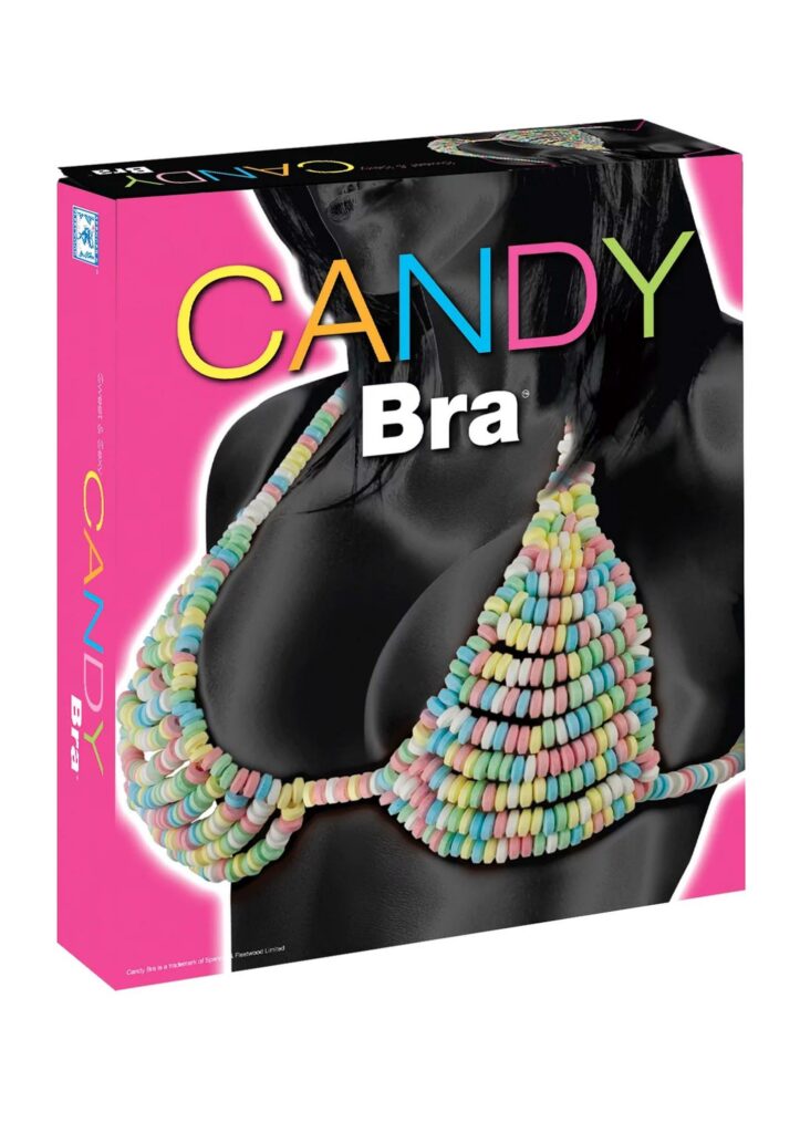 Candy Bra valgomas liemenėlės iš saldainių rinkinys