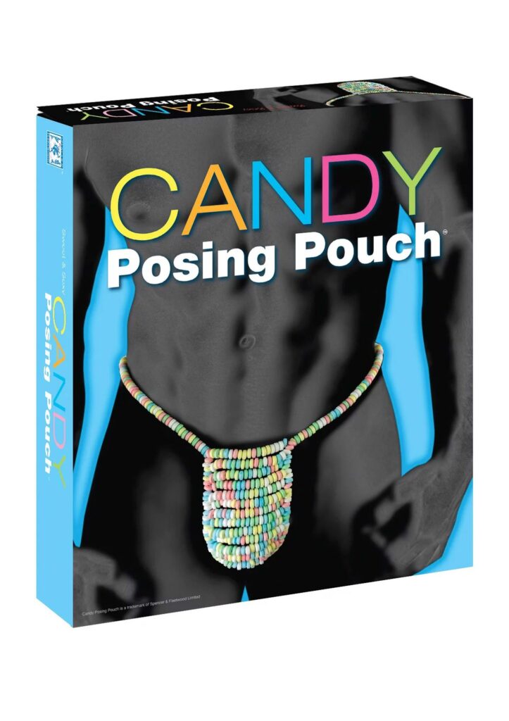 Candy Posing Pouch valgomas vyriškas dirželis iš saldainių