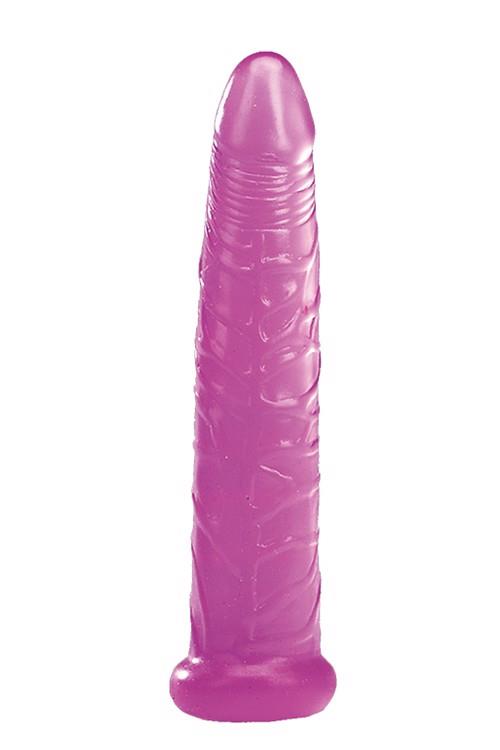 Lankstus dildo „Jelly Benders Easy Fighter“ 16,5 cm, violetinis