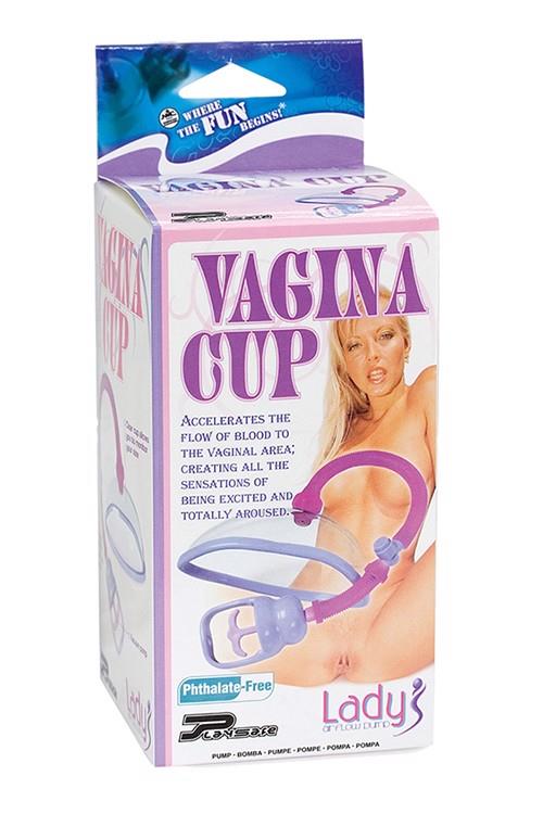 Vaginos taurė „Vagina Cup with Intra Pump“