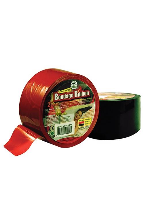 Bondage juosta raudona