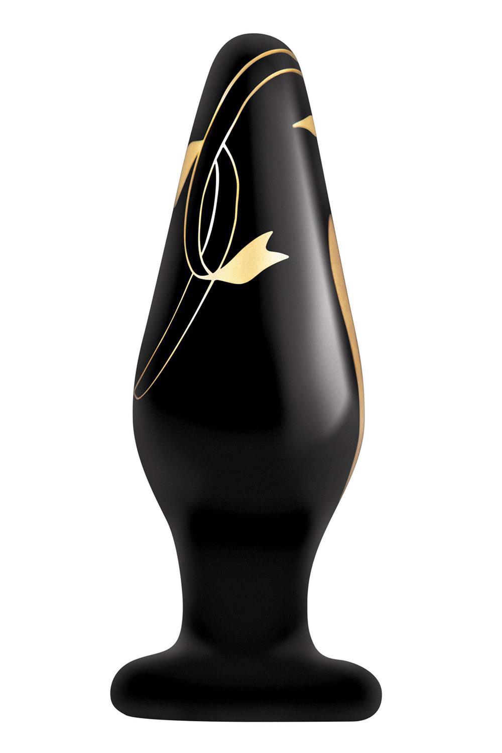 Secret Kisses stiklinis analinis kaištis 4.5" ilgio - Image 2