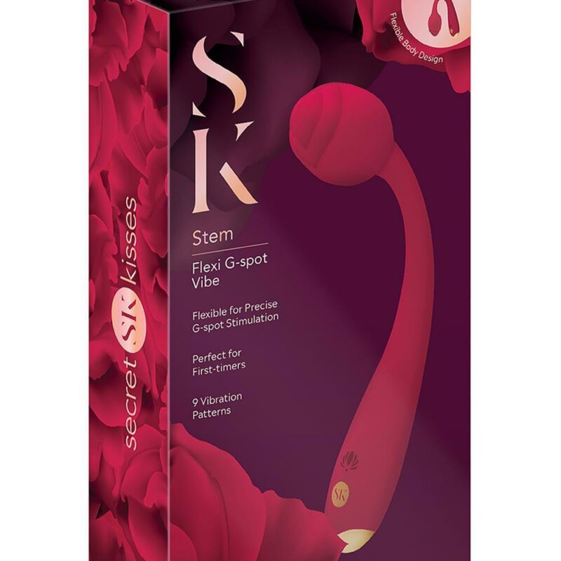 SECRET KISSES ROSEGASM LONG STEM VIBRATING ROSE