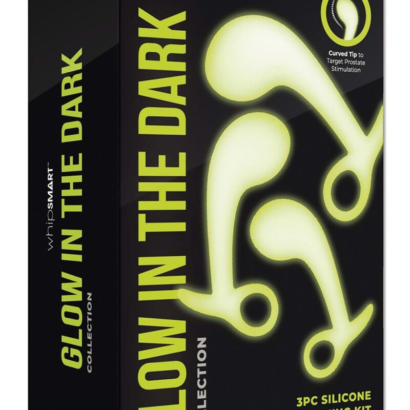 WHIPSMART 3 PCS GLOW IN THE DARK PROSTATE TRAINING KIT